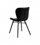 Tool BATILDA 47x56xH82,5cm, must PU, jalad: must