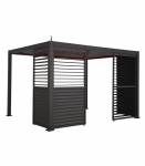 Reguleeritav lamellsein varikatusele MIRADOR-111 4m, tumehall