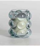 L&otilde;hnak&uuml;&uuml;nal klaasis NATURE GREEN H9,2cm, Southern Night