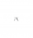 &Uuml;mmargune s&ouml;&ouml;gilaud TETIS valge marmor/must 100 cm