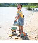 SMOBY GREEN &auml;mber liivatarvikutega ja bioplastikust kastekannaga