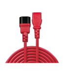 CABLE POWER IEC EXTENSION 1M/RED 30477 LINDY