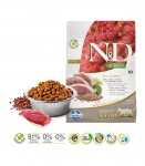 FARMINA N&D Quinoa Cat Duck, Broccoli, Asparagus Neutered Adult  - dry cat food - 300 g