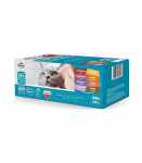 FRENDI kawałki w galaretce mięsno-rybne smaki (wołowina/kurczakiem, jagnięcina/indykiem, gładzica/łososiem,