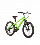 Laste jalgratas S'COOL Xroc, 20" Neon Green/Ocean