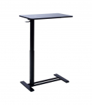 T&ouml;&ouml;laud ERGO &uuml;he jalaga 70x40xH66-106cm, manuaalne, must