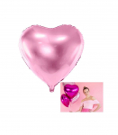 PartyDeco fooliumist &otilde;hupall, 45 cm, roosa / S&uuml;da