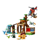 Bricks Jurassic World 77981 Velociraptor, Stegosaurus and Pteranodon Rescue