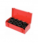 L&ouml;&ouml;kpadrun komplekt 1&acute;&acute; 27-38mm 8osa, KS Tools