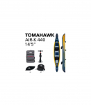 Two-seat inflatable kayak Aqua Marina Tomahawk 440x78 cm AIR-K 440 (2023)