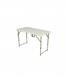 Fold in Half Adjustable Table 122x61x48-74 cm