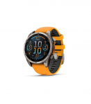 Garmin fenix 8 3.56 cm (1.4") AMOLED 47 mm Digital 454 x 454 pixels Touchscreen Graphite Wi-Fi GPS (satellite)