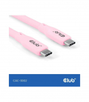 CABLE USB-C TO USB-C 2M/M/M PINK CAC-3002 CLUB3D
