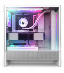 Case|NZXT|H5 FLOW RGB 2024|MidiTower|Case product features Transparent panel|Not included|ATX|EATX|MicroATX|MiniITX|Colour Wh