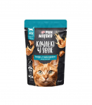 PAN MIĘSKO Pieces in sauce Turkey with tuna - wet cat food - 85g