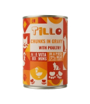 TILLO Chunks in gravy Poultry - wet cat food - 415g