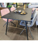 S&ouml;&ouml;gilaud LUXEMBOURG 160x90xH75cm, must melamiin