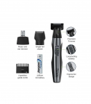 Wahl Travel Kit Deluxe Black, Stainless steel