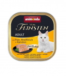 ANIMONDA Vom Feinsten Adult Turkey, beef and carrots - wet cat food - 100g