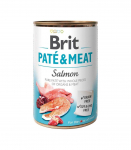 BRIT Pat&eacute; & Meat with Salmon - wet dog food - 400g