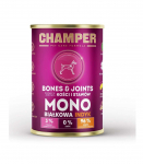 CHAMPER Bones & Joints Monoprotein Turkey - wet dog food - 400g