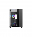 Darkflash TH285 computer case (black) + 4 fans