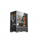 DarkFlash AIRNOVA computer case (black) + 3 fans