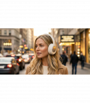 Muse M-295 Wireless headphones ANC, Whte Muse