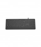 GEMBIRD SLIM WIRED MULTIMEDIA KEYBOARD BLACK,CYRYL