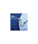 CABLE USB-C TO USB-C R.ANGLE/1M GRAY TAKHF VENTION