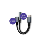 Adapter 2w1 USB C USB C Jack 3.5mm PD 15W