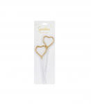 PartyDeco s&auml;rak&uuml;&uuml;nal, 2 tk, s&uuml;damekujuline 16,5 cm