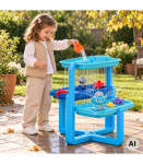 Water Table 2 in 1 Water and Sand Fun Fountain with Pump Elephant