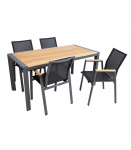 Aiam&ouml;&ouml;blikomplekt TAMPERE laud ja 4 tooli