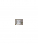 Liugustega riidekapp VIOLLA 200 cm 2497LP57 valge