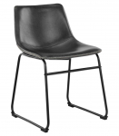 Tool OREGON must, 48x56xH78,5cm, kunstnahk, teras