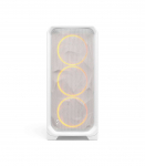 Fractal Design Meshify 3 White RGB TG Clear Tint Mid-Tower Power supply included No ATX