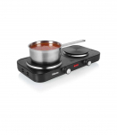 Tristar Table Hob KP-6152 Number of burners/cooking zones 2 Black Electric