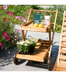 Serveerimislaud FINLAY 84x57xH84cm, akaatsia