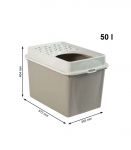 ROTHO Berty Eco Cappuccino - cat litter box