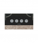 Siemens EP6A6PI10 hob Black Built-in Gas 4 zone(s)