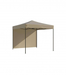Pop Up Folding awning 2.92x2.92 m, with walls, Beige, H series, steel (tent, pavilion, awning)