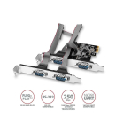 AXAGON PCEA-S4N, PCIe controller 4x RS232
