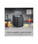 Caso Ice Cube Maker Clear Ice Advanced Power 130 W Capacity 1.5 L Matt Black