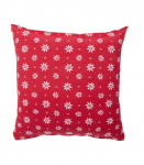 Padi HOLLY 45x45cm, lukuga, punane Edelwaiss, 50% puuvill, 50%  pol&uuml;ester, kangas 443