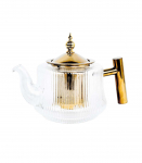 Teekann MANON 1L s&otilde;elaga, kuldne