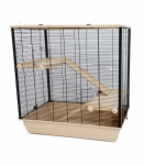 INTER-ZOO Frodo + Plastic Beige - cage for a hamster