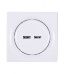 Fibaro Walli N socket-outlet 2x USB White