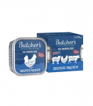 BUTCHER'S Original Mix Juicy pates - wet dog food - 4 x 150g