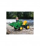 Laste elektriline traktor John Deere laaduriga 12V